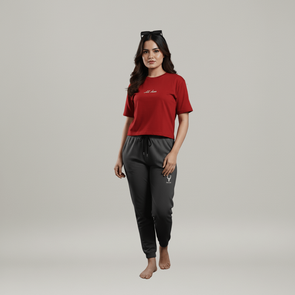 Trendy Rib Cotton Trackpants for Women – Combo of 3